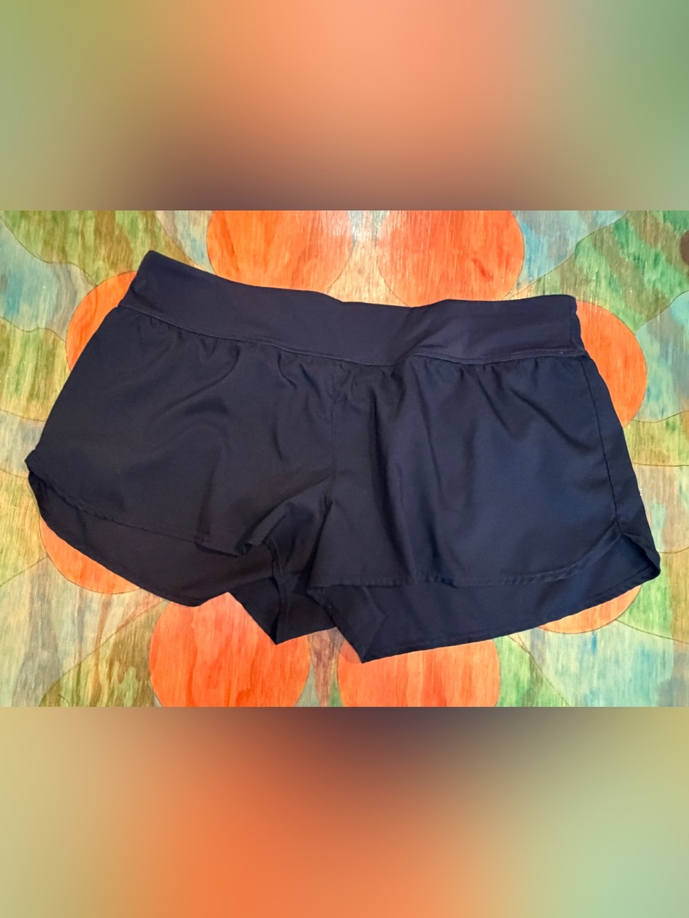 Nike Womens Size XL Shorts With Liner Black Stretch Key Zipper Pocket Running Wa